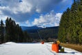 Winter landscape in the ski resort of ÃÂ piÃÂÃÂ¡k, ÃÂ½eleznÃÂ¡ Ruda, Czech Republic